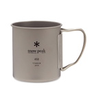 Snow Peak Titanium Single Wall Mug - 450ml in Silver