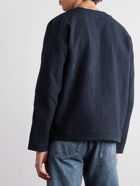 A Kind Of Guise - Kura Cotton and Linen-Blend Cardigan - Blue