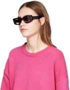 Valentino Garavani Black V-Cinque Sunglasses