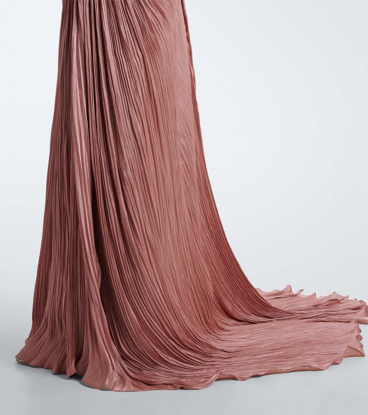 Marmar Halim Pleated satin gown