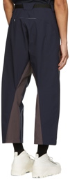 Hyein Seo Navy Polyester Trousers