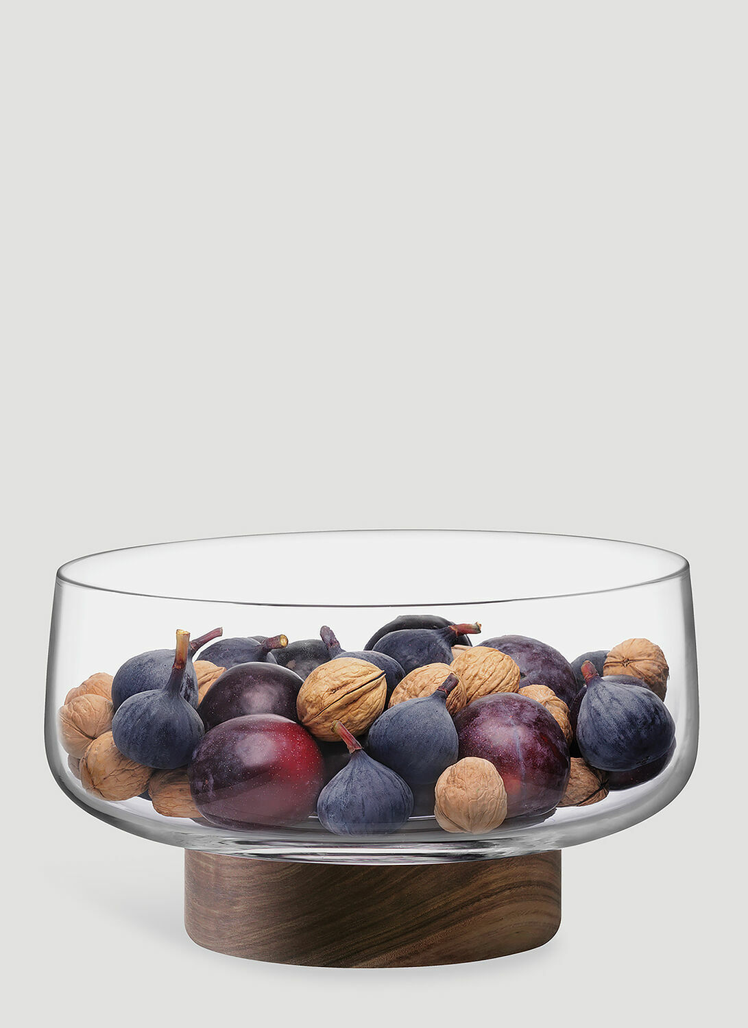 LSA International City Bowl and Walnut Base