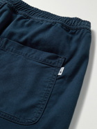 NN07 - Gregor Straight-Leg TENCEL™ Lyocell and LENZING™ ECOVERO™-Blend Twill Drawstring Shorts - Blue