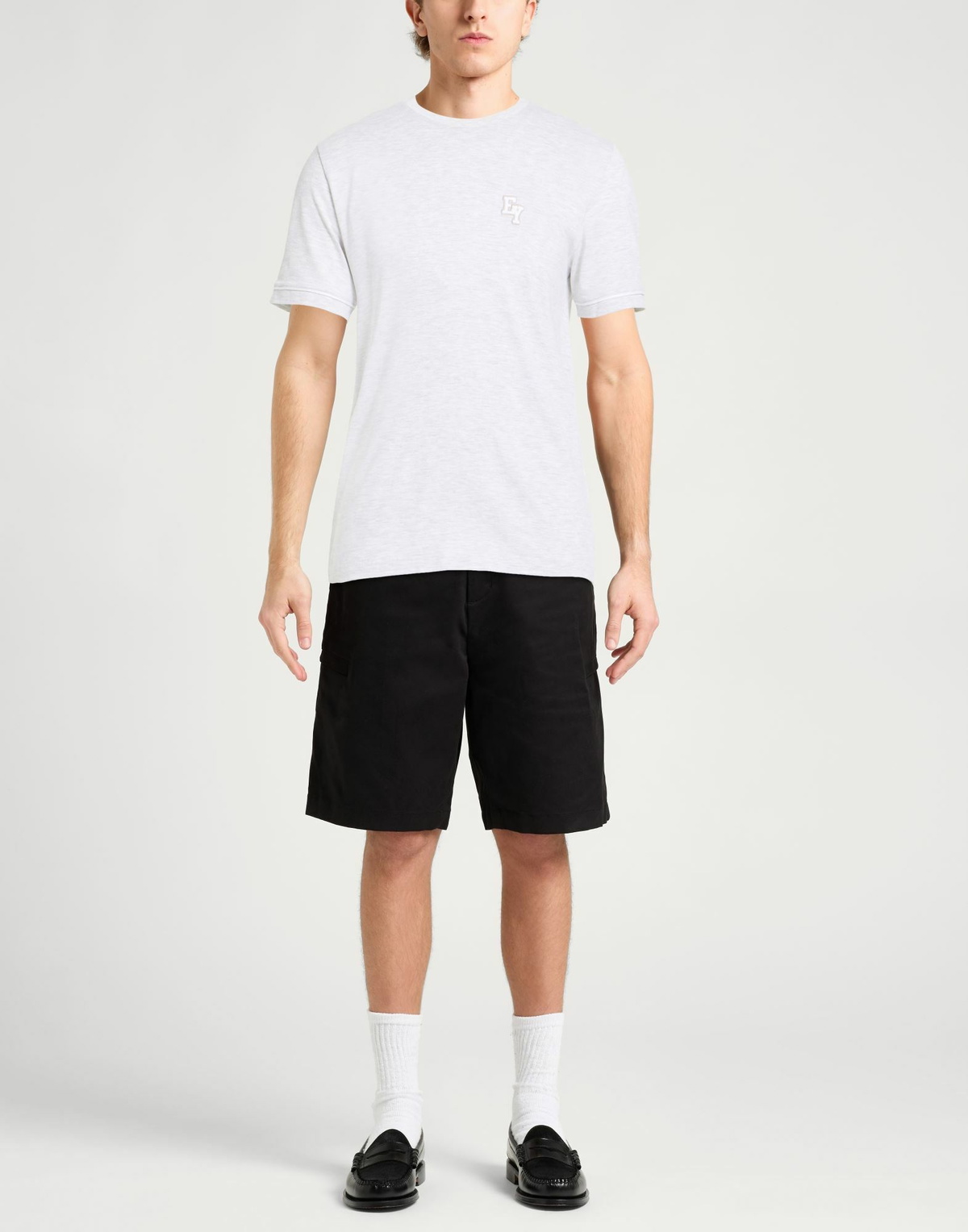 Eleventy Mens T-shirt Light in Grey
