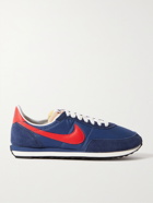 NIKE - Waffle 2 SP Leather and Suede-Trimmed Nylon Sneakers - Blue - US 6
