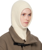 LEMAIRE Off-White Hood Balaclava