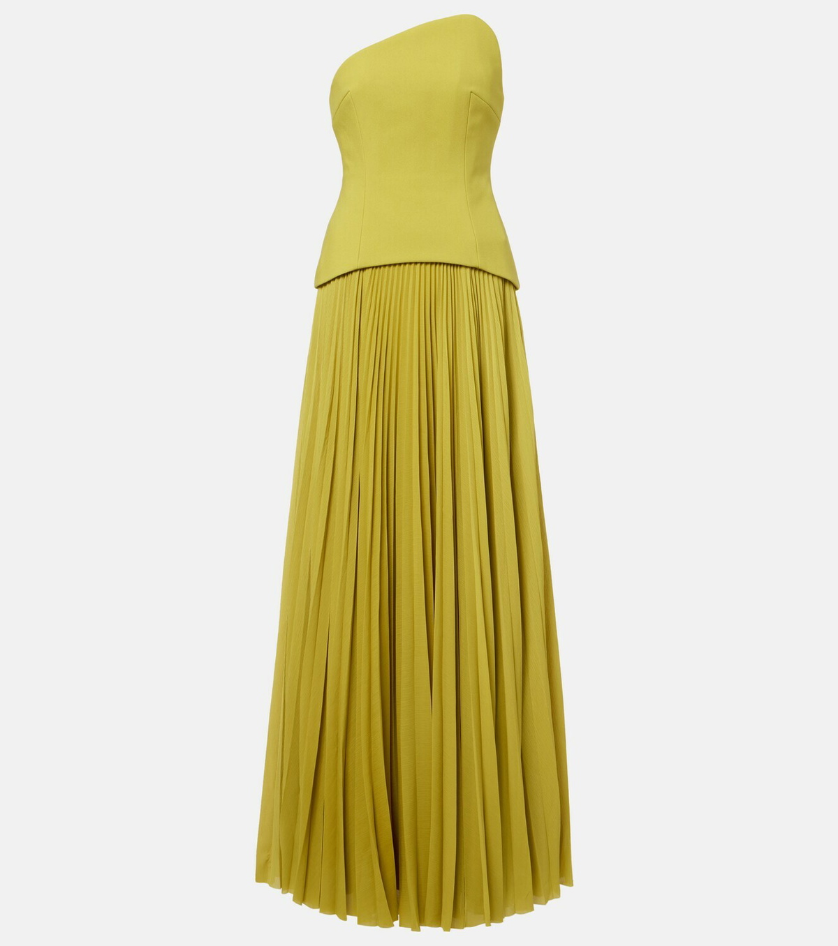 Solace London Britt pleated maxi dress