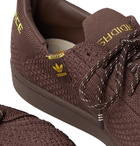 ADIDAS ORIGINALS - Pharrell Williams Superstar Embroidered Primeknit Sneakers - Brown