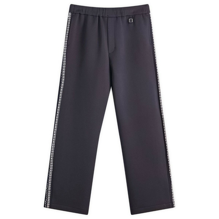Photo: Wooyoungmi Men's Crochet Tape Track Pants in Navy