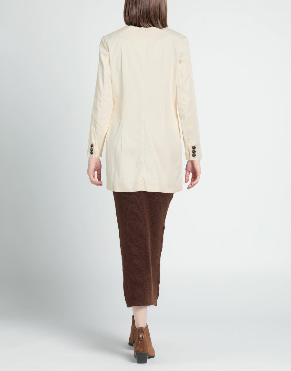 Alessia Santi Womens Blazer Cream