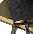 Smythson - Panama Cross-Grain Leather Notebook Set - Green