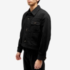 FrizmWORKS Men's British Battle Trucker Jacket in Black