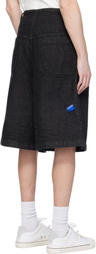 ADER error Black 0201 Denim Shorts