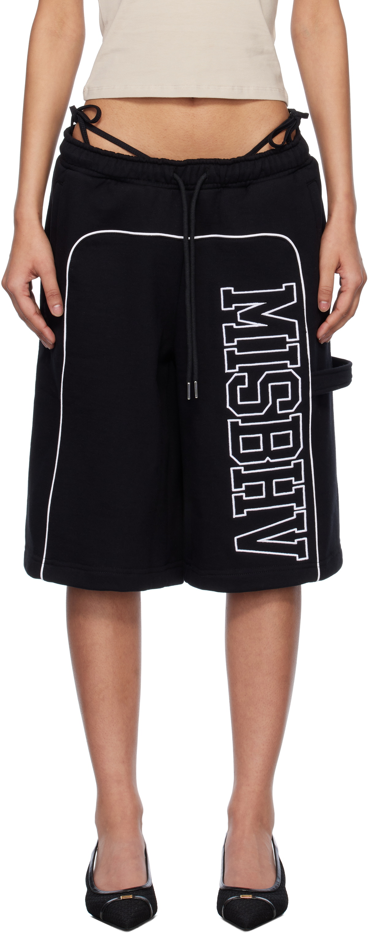 MISBHV Beige Oversize Mud Shorts MISBHV MISBHV Beige Oversize Mud Shorts MISBHV