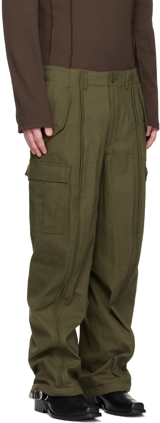 NVRFRGT Khaki Four-Pocket Cargo Pants