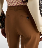 Etro Wool-blend bootcut pants