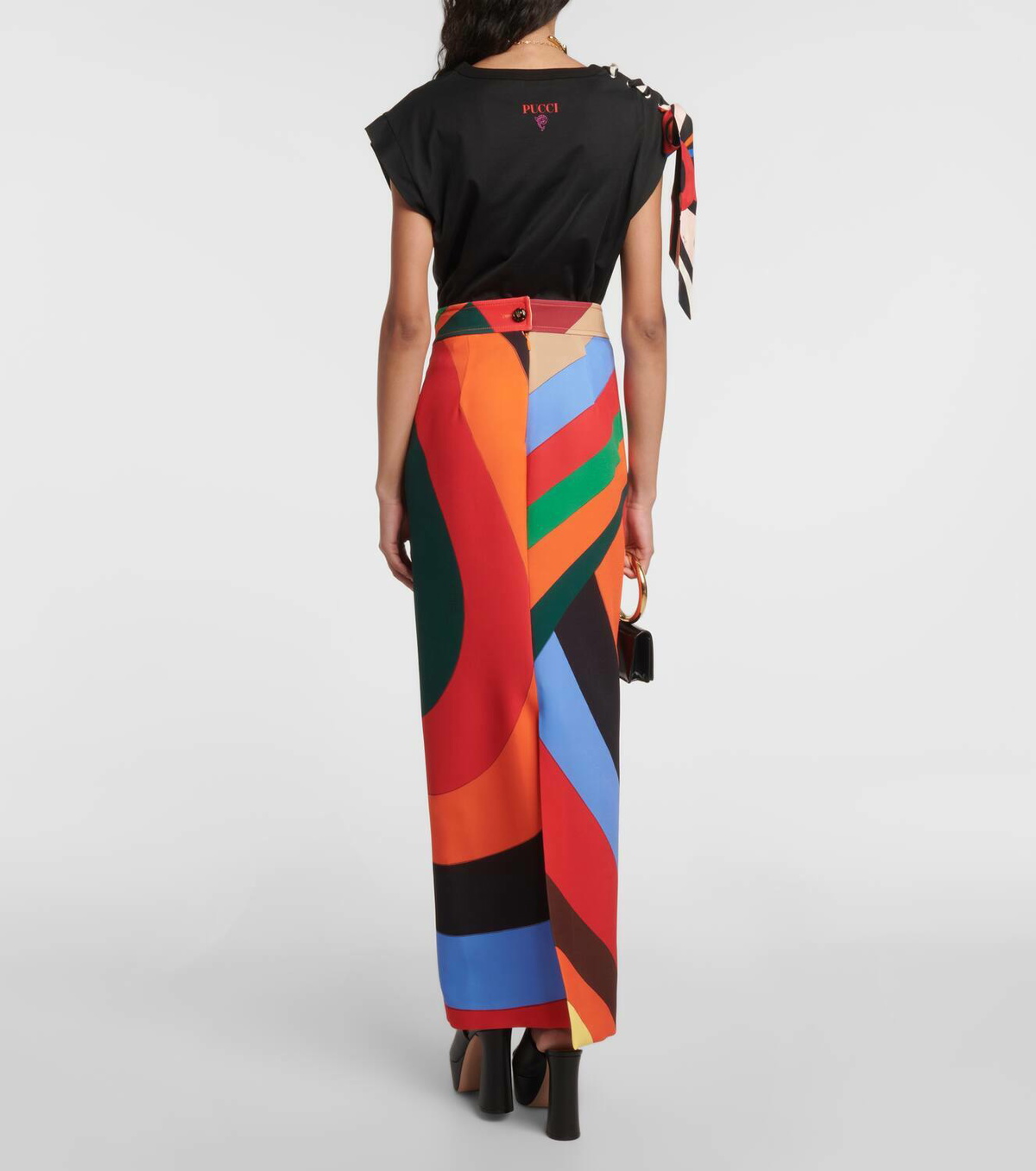 Pucci Iride crepe maxi skirt Emilio Pucci