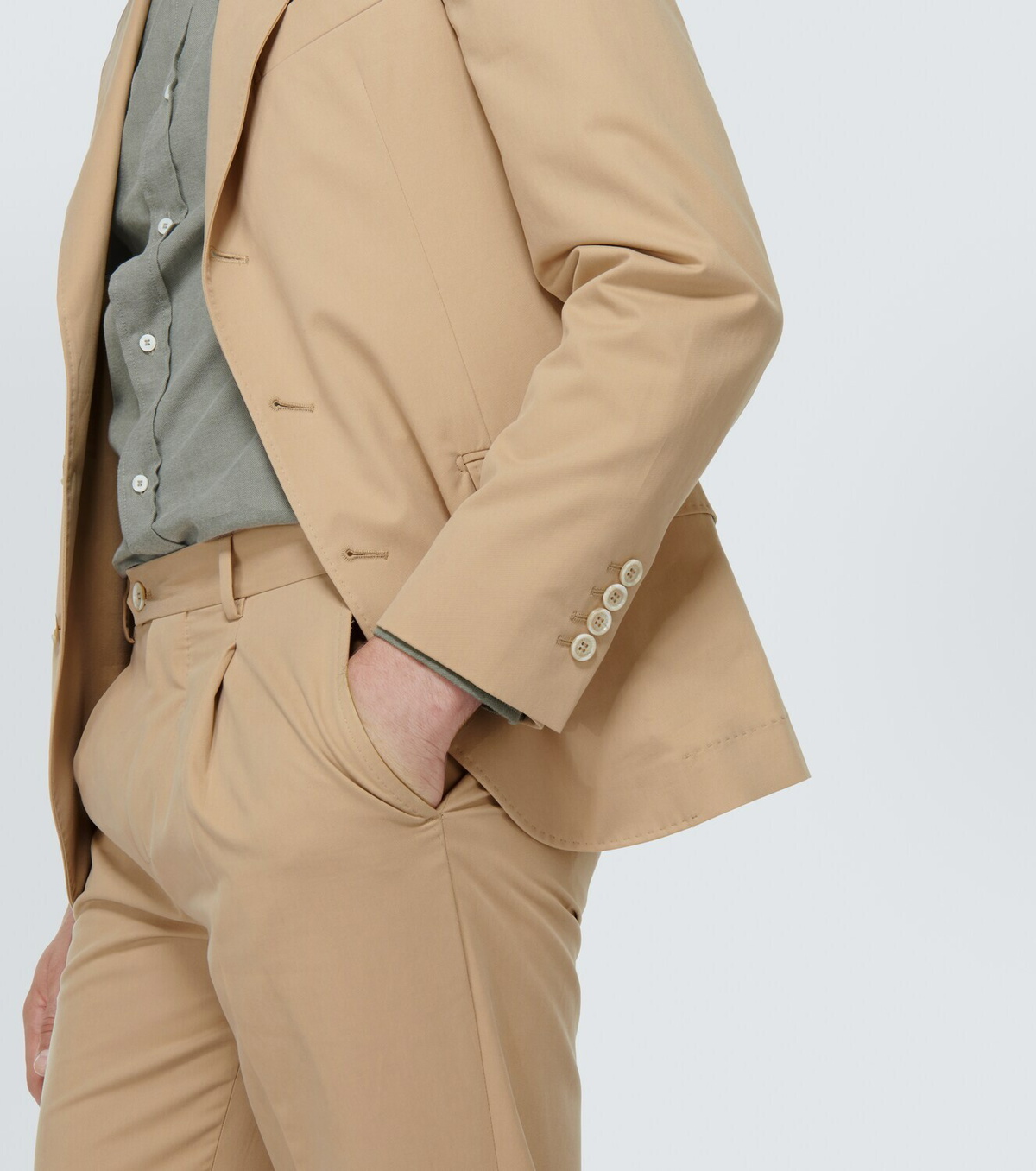 Brunello Cucinelli Cotton and cashmere gabardine suit