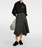 Loewe Anagram cropped cotton jersey hoodie