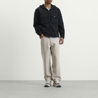 Stone Island Men's Organic Cotton Twill Hooded Jacket in Navy Blue