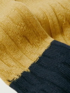 Paul Smith - Albert Colour-Block Cable-Knit Socks