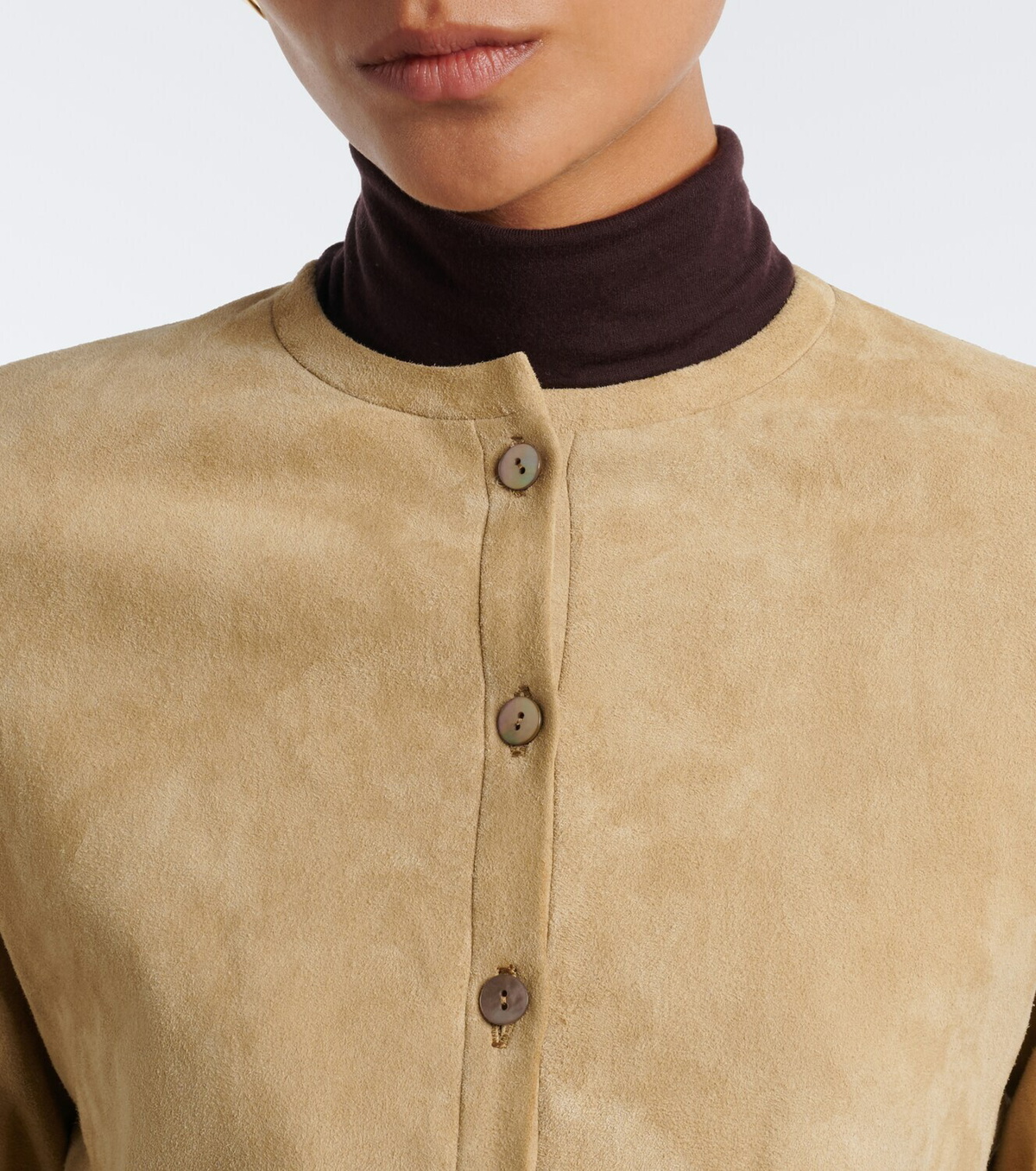 Stouls Astrid suede cardigan