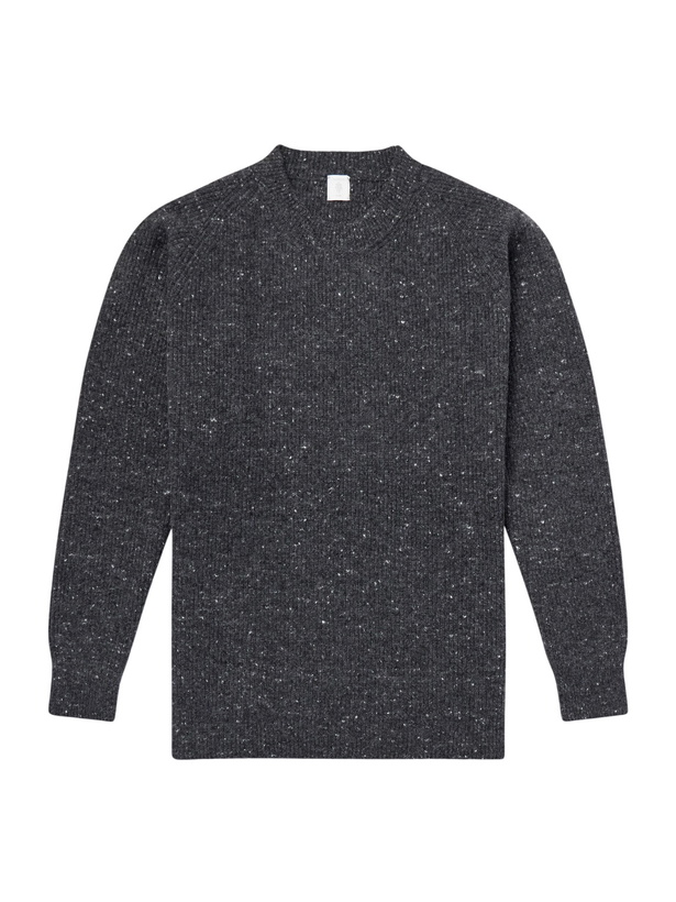 Photo: Eleventy - Ribbed Wool-Blend Sweater - Gray