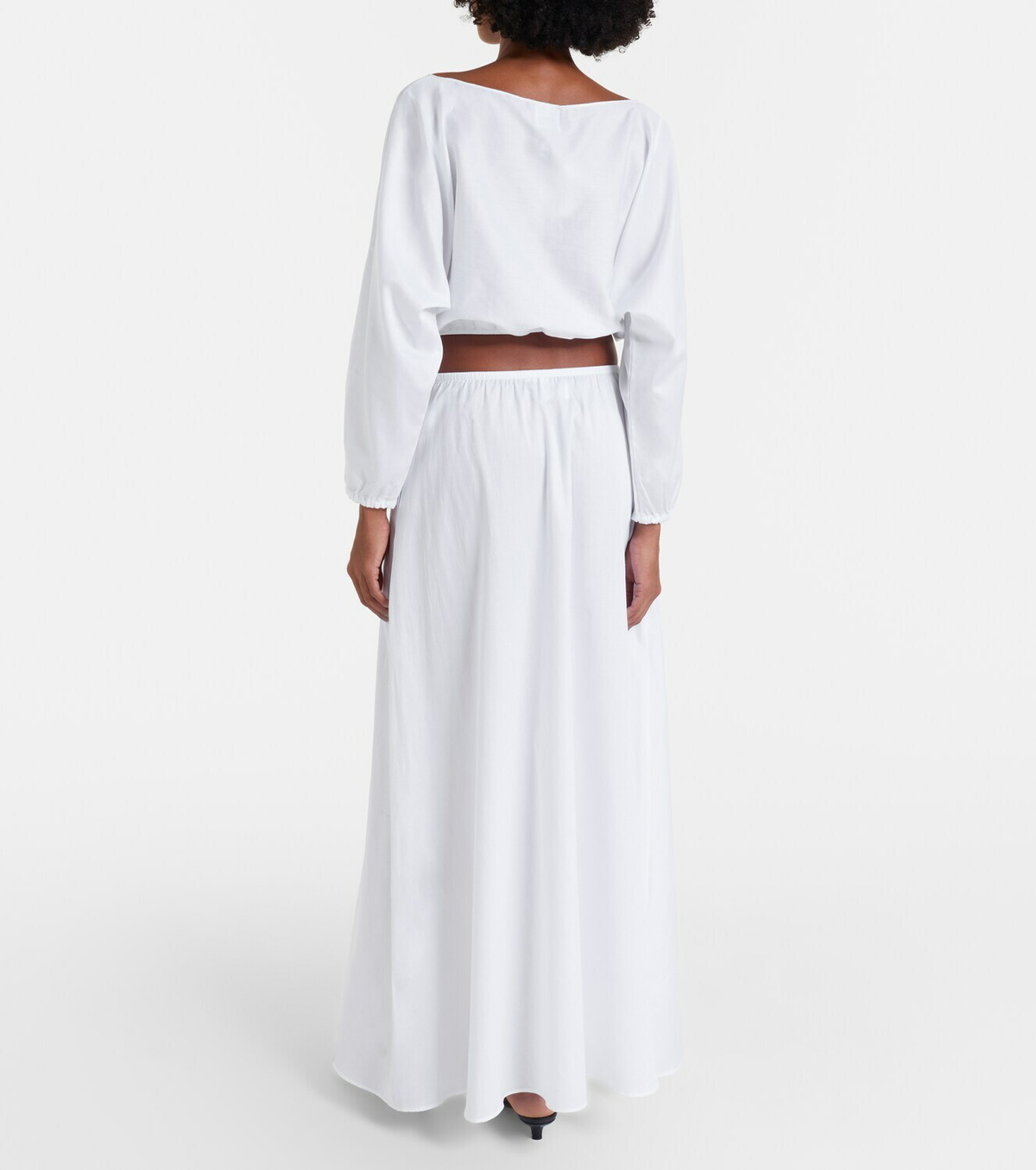 Leset Yoko cotton maxi skirt
