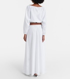 Leset Yoko cotton maxi skirt