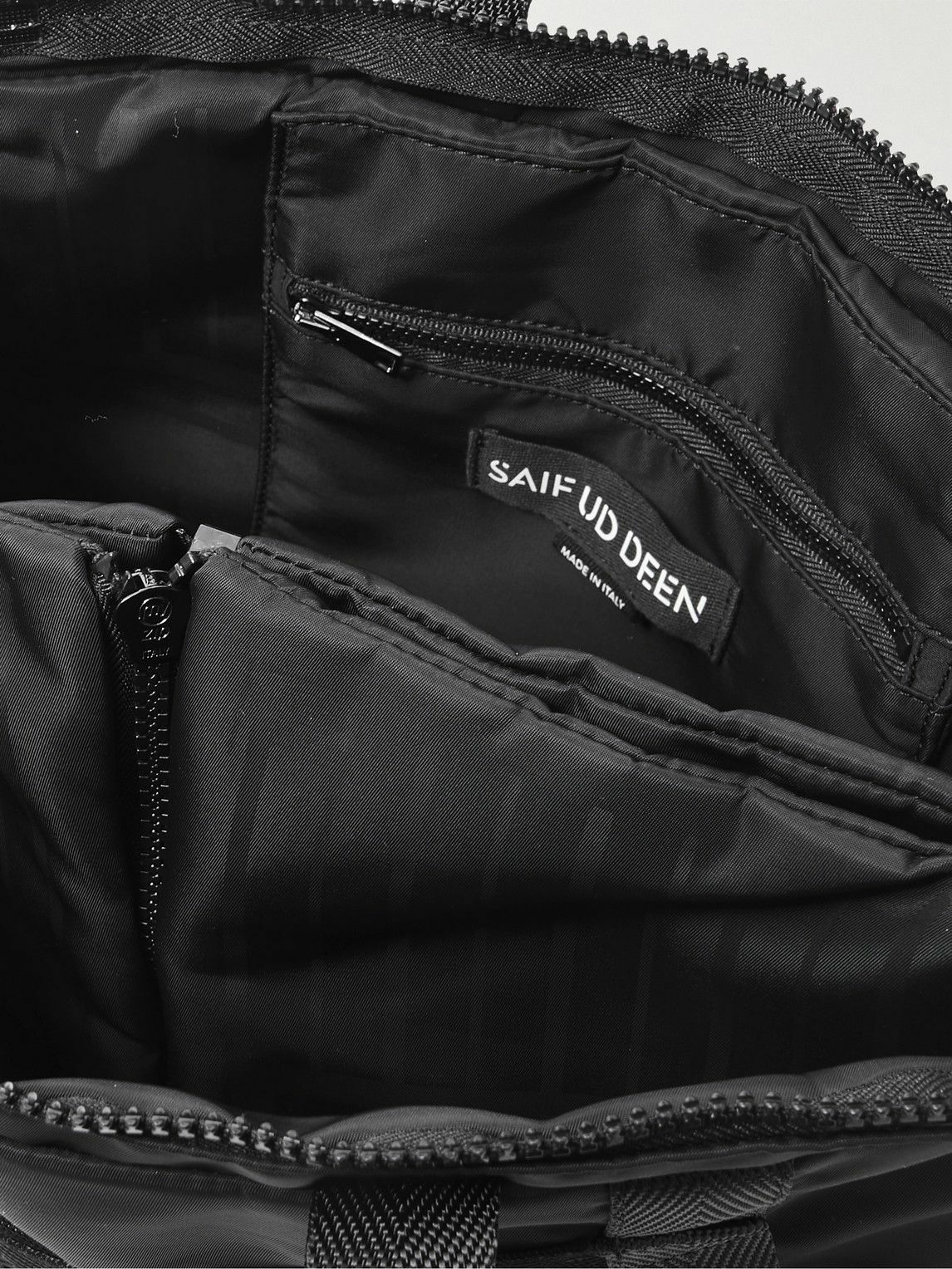 SAIF UD DEEN - Convertible Webbing-Trimmed Shell Tote Bag