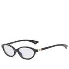 Le Specs Duskfall Blue Light Optical Glasses in Black/Blue Light Lens 