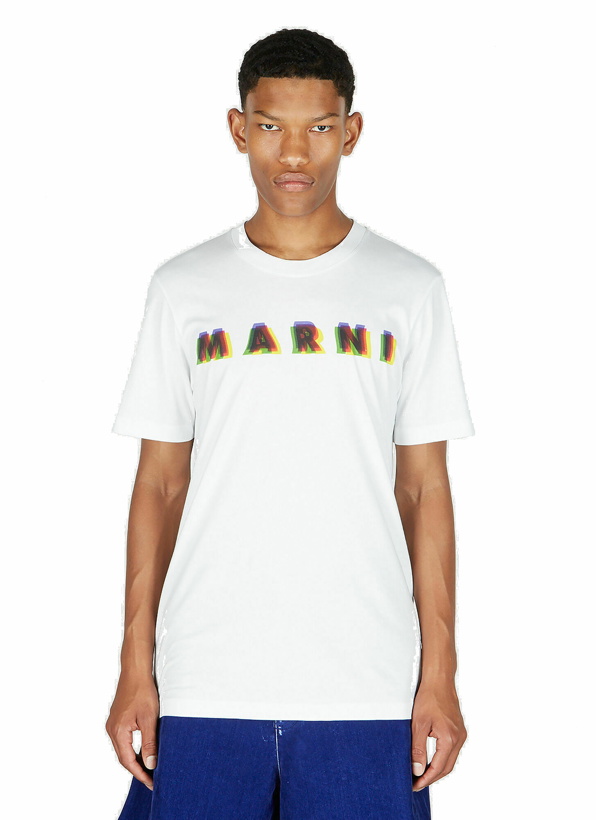 Photo: Marni - Logo Print T-Shirt in White