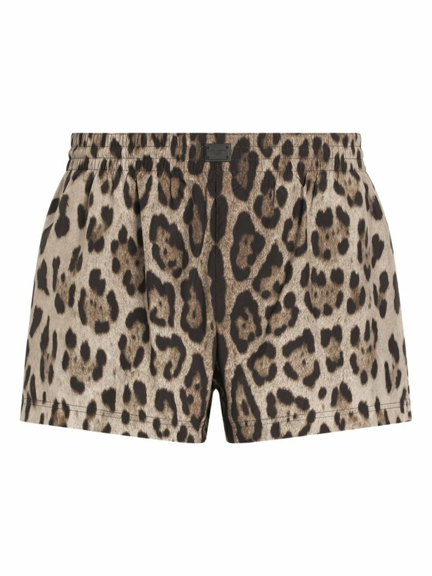 Photo: Dolce & Gabbana Leopard-Print Shorts