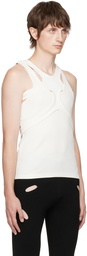 Dion Lee Off-White Multilock Tank Top