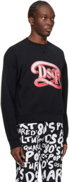 Dsquared2 Black Drop Fit Sweatshirt