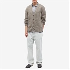 A.P.C. Theophile Donegal Cardigan in Taupe