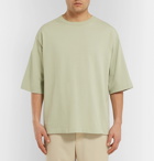 Auralee - Oversized Cotton-Jersey T-Shirt - Green