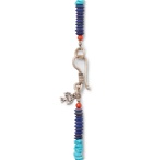 Peyote Bird - Multi-Stone Sterling Silver Necklace - Blue