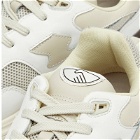 Stepney Workers Club Men's Amiel S-Strike Runner Sneakers in White/Ecru