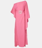 Taller Marmo Taylor belted crêpe cady kaftan