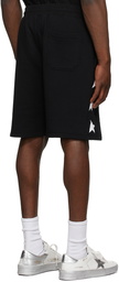 Golden Goose Black Diego Star Bermuda Shorts