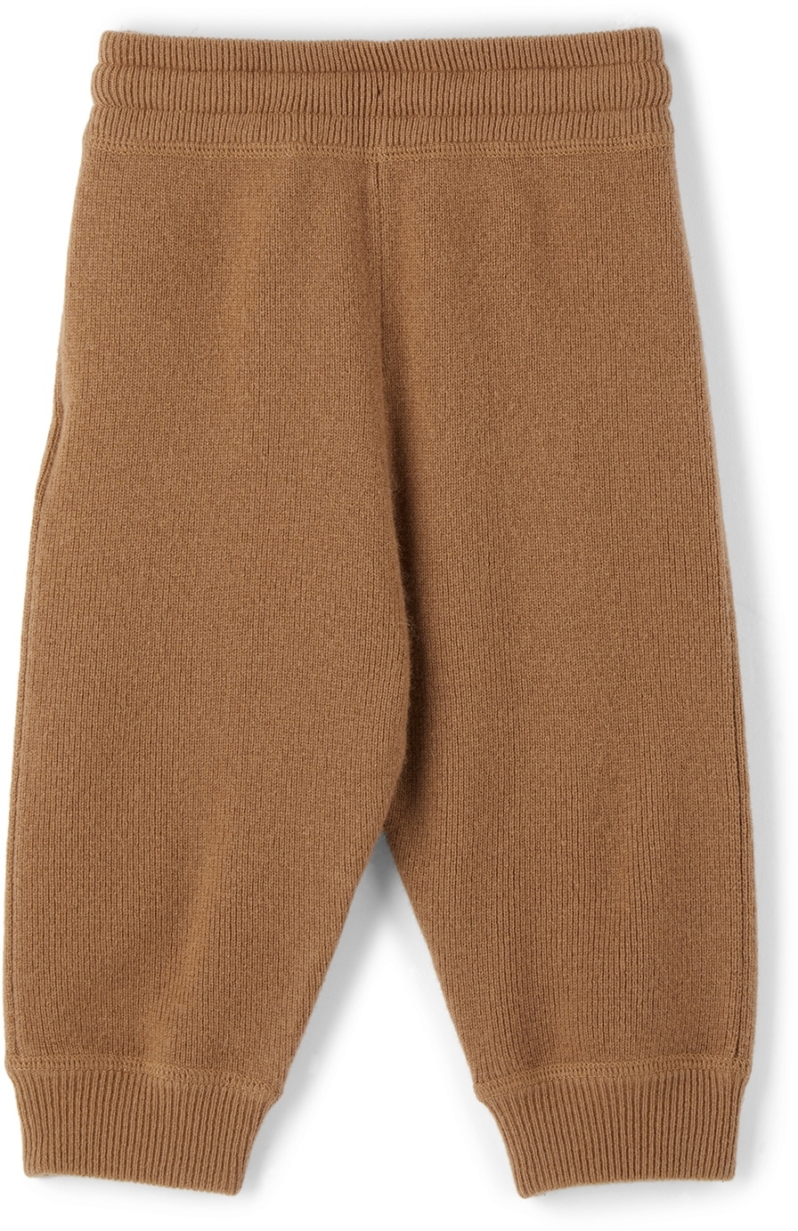 Burberry Baby Brown Embroidered Lounge Pants Burberry