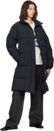 Jil Sander Black Logo Oversized Down Parka