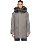 Yves Salomon - Army Grey Fur Parka