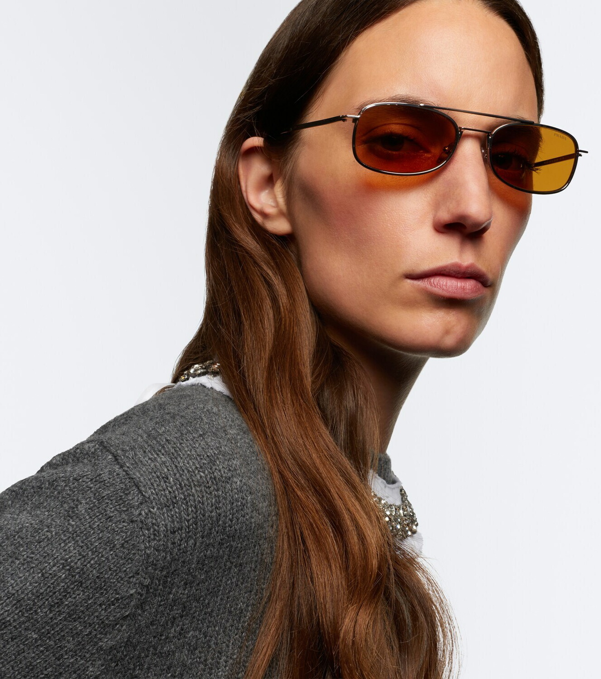 Prada Wire navigator sunglasses