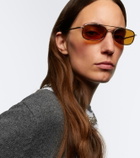 Prada Wire navigator sunglasses