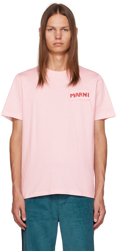 Photo: Marni Pink Patch T-Shirt
