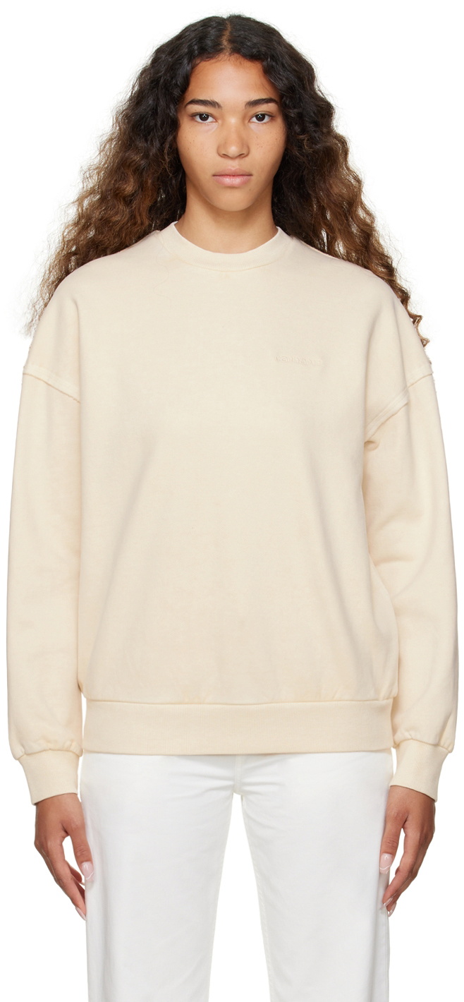 Carhartt Work In Progress Beige Marfa Sweatshirt Carhartt WIP