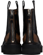 R13 Black Single Stack Boots