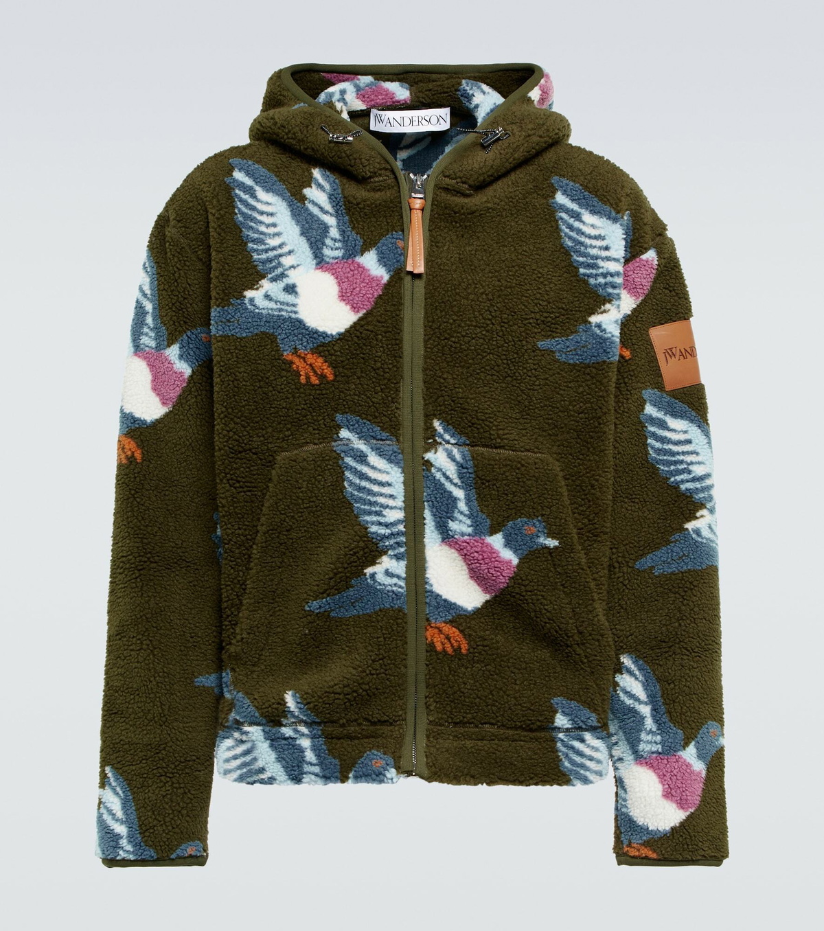 JW Anderson - Printed fleece jacket JW Anderson